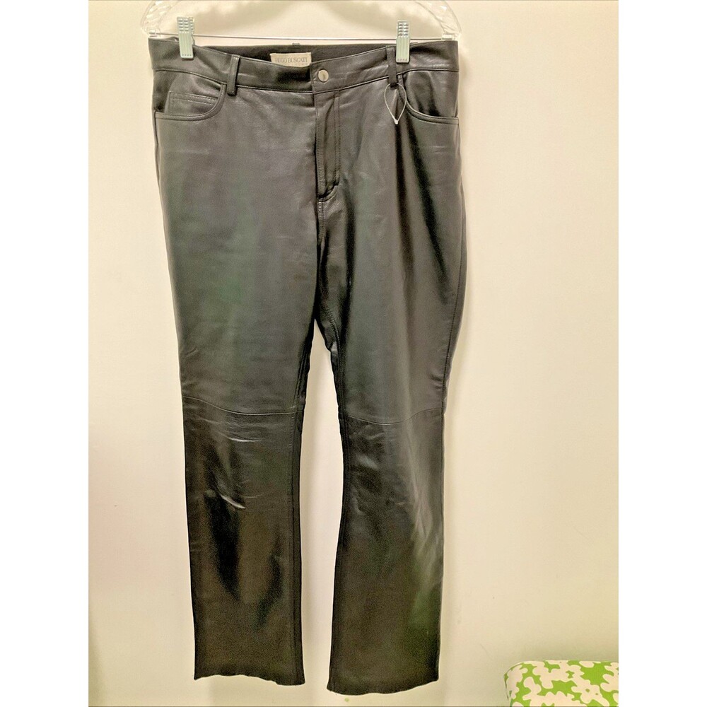 Hugo Buscati Women’s Leather Pants Size 12